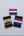 Dubbelzijdig nld vlagpatch