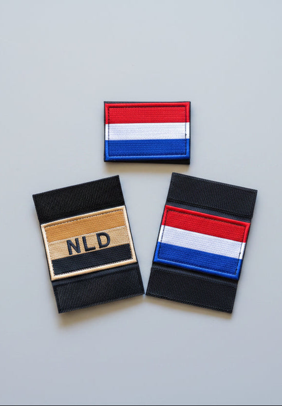 Dubbelzijdig nld vlagpatch
